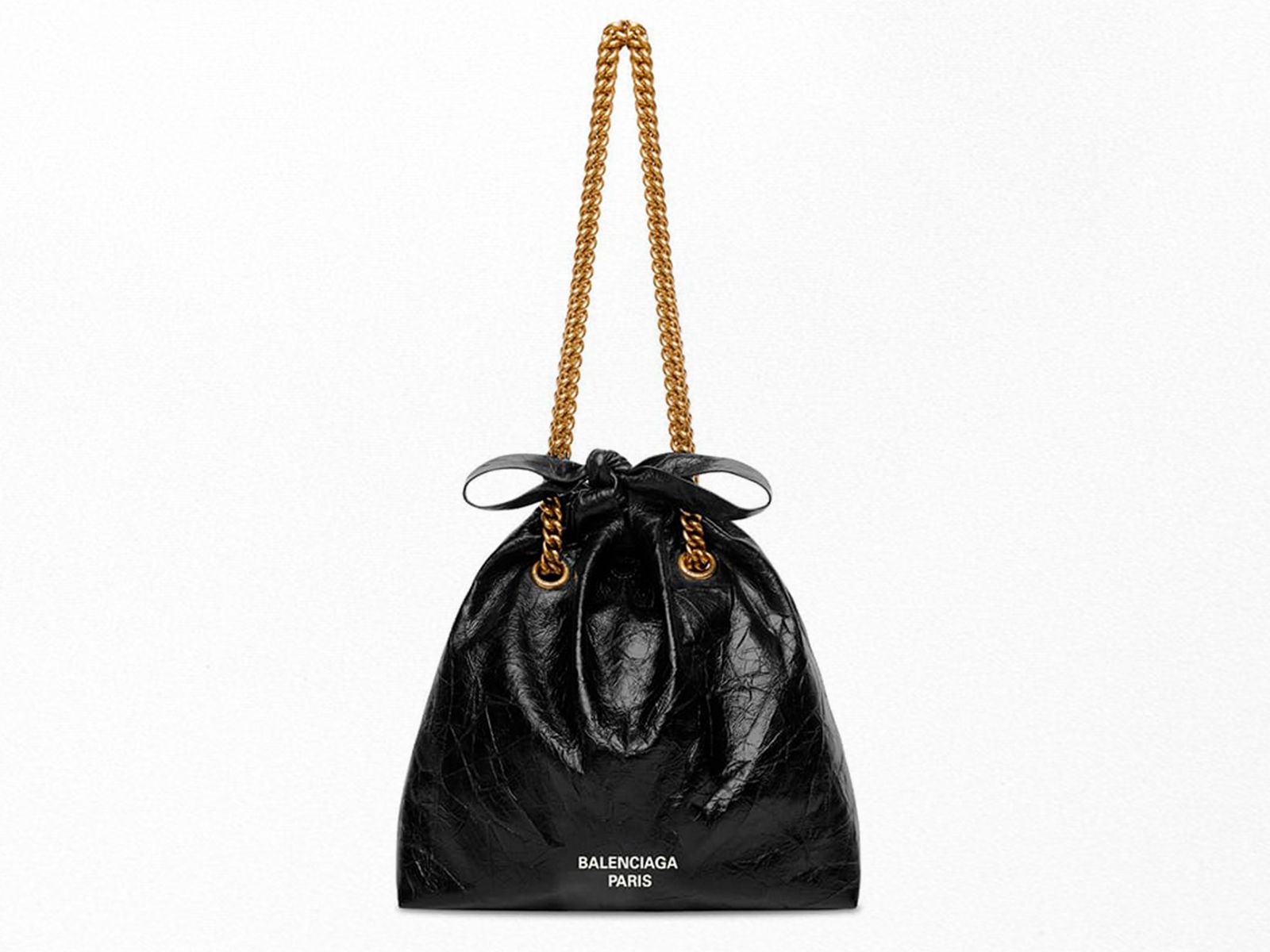 Balenciaga’s Crush Tote… An elevated update on the Trash Bag?