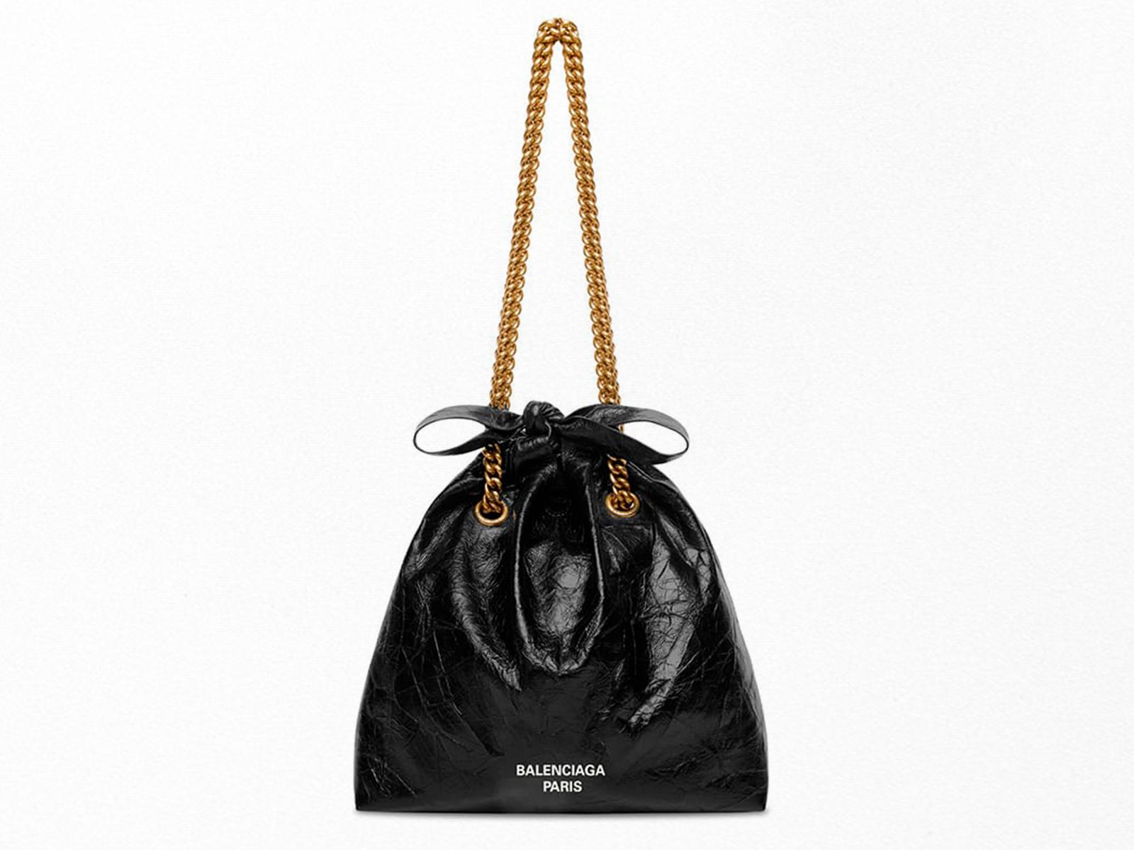 balenciaga trash bag model