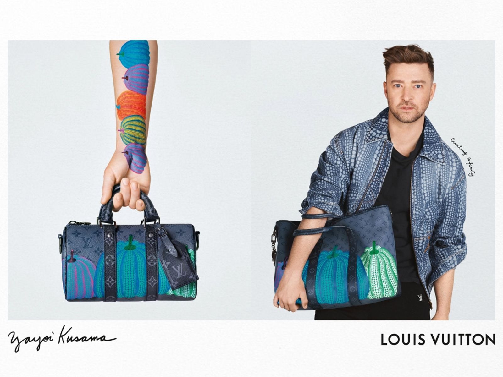 Justin Timberlake y Léa Seydoux, entre los protagonistas de la última campaña de Louis Vuitton x Yayoi Kusama