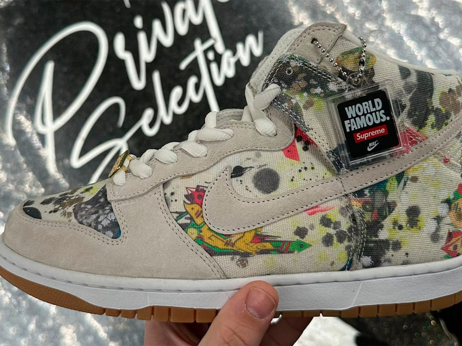 First images of the Supreme x Nike SB Dunk High Rammellzee are ...