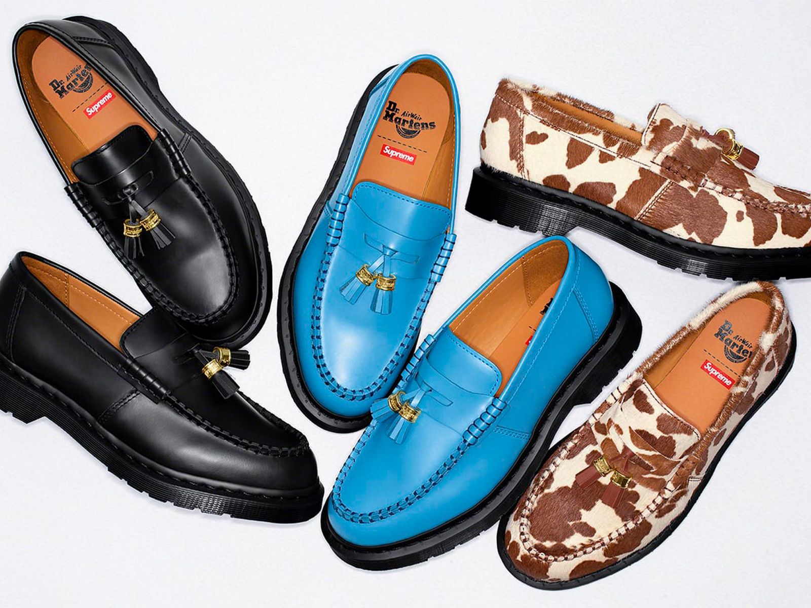 Supreme and Dr. Martens merge this season in three pairs of loafers