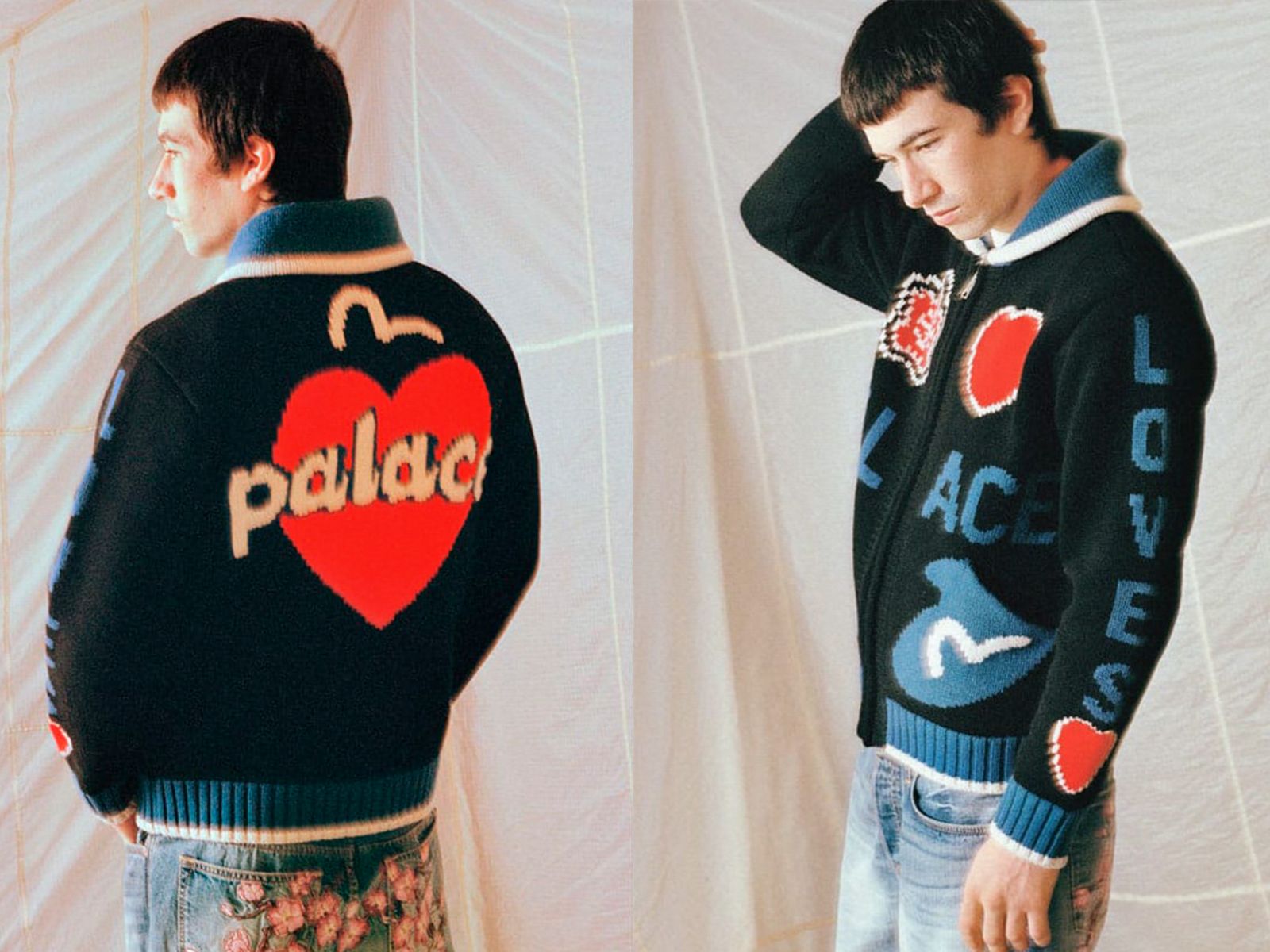 Palace and Evisu reunite this season in an exclusive release