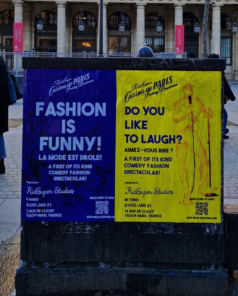 COLM DILLANE BRINGS COMEDY TO PARIS FASHION WEEK FOR HIS NEW