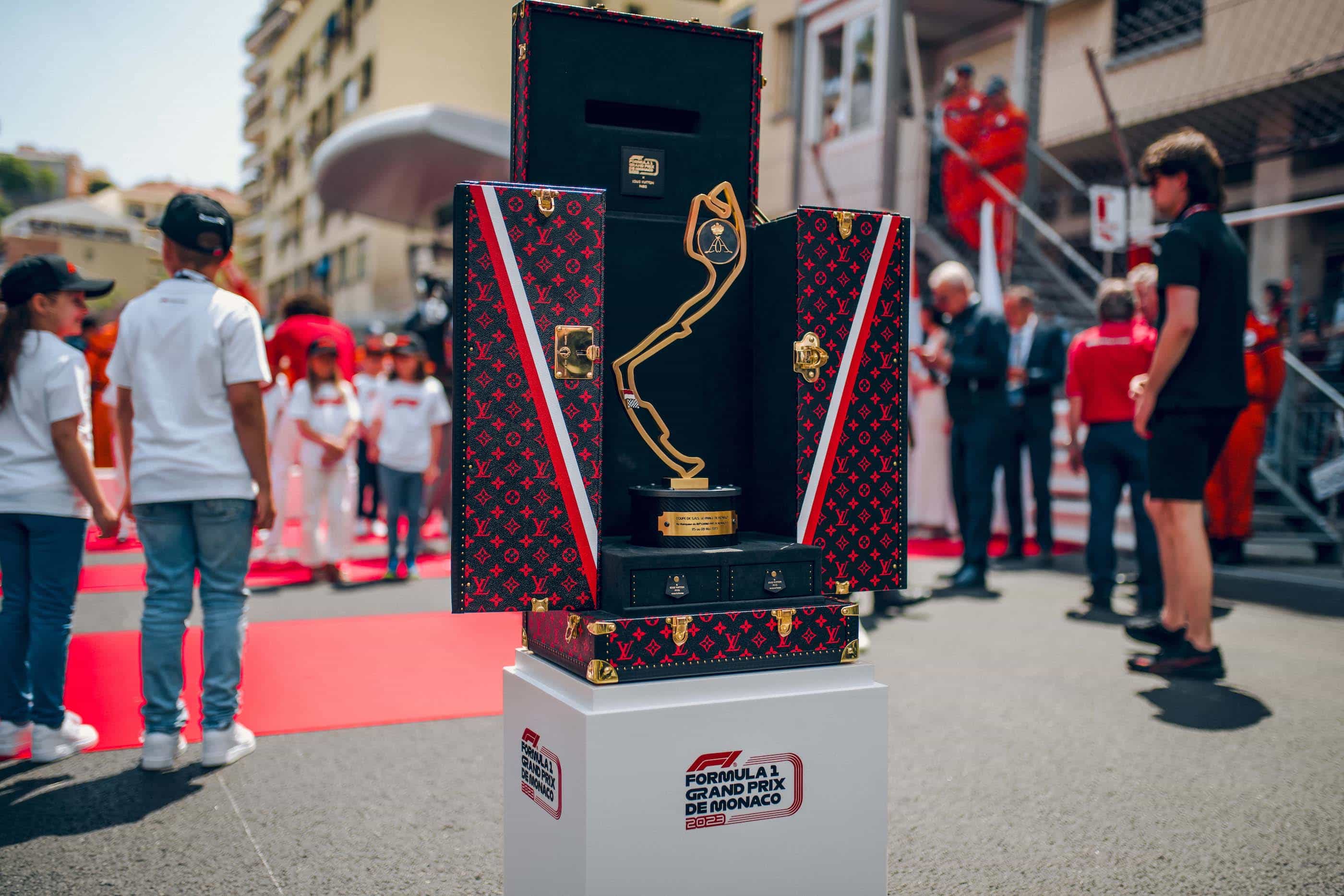 Monaco Grand Prix travels in the exclusive Louis Vuitton tunk