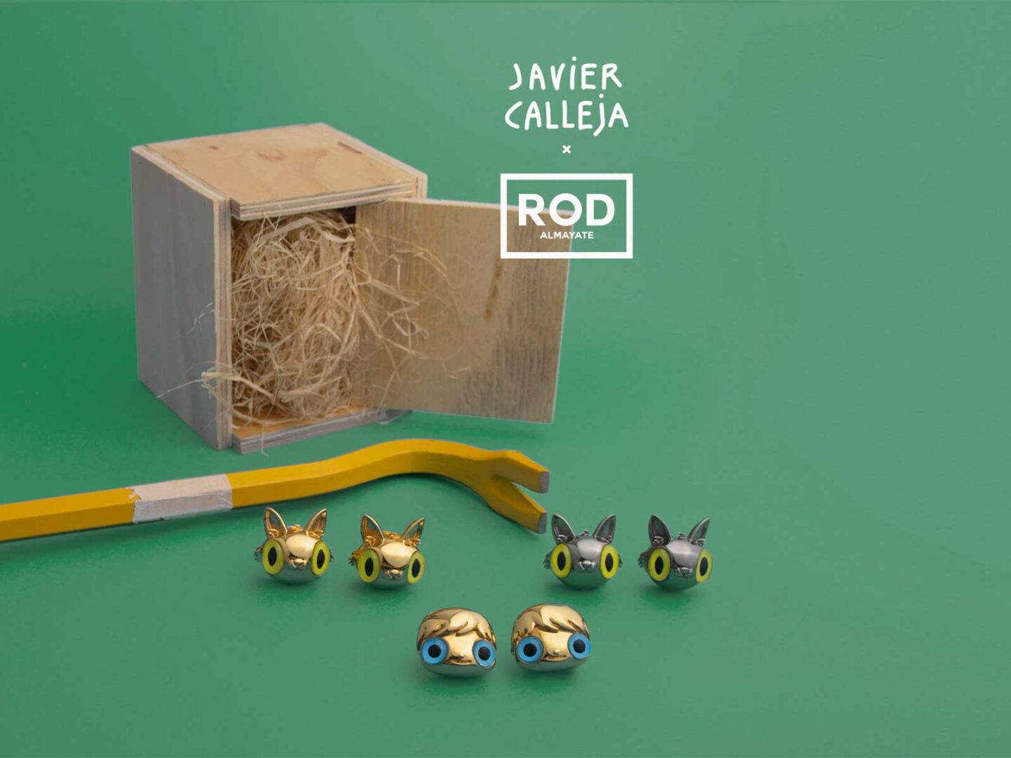 Javier Calleja collaborates with jewellery brand Rod Almayate