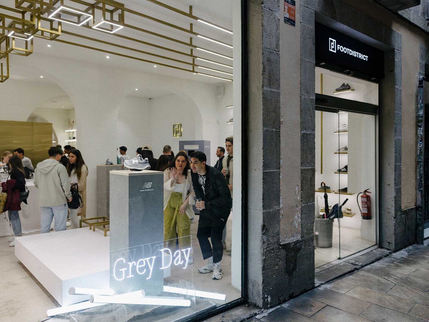 FOOTDISTRICT and New Balance celebrated Grey Day in Barcelona