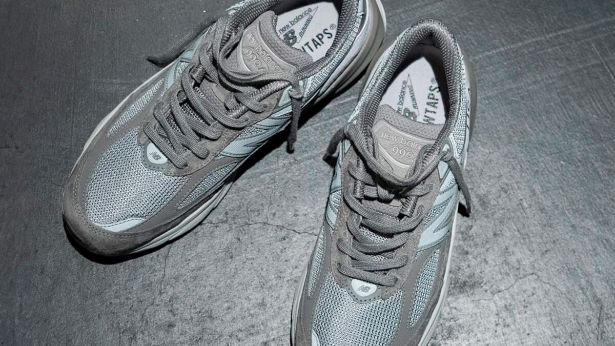 This is the third WTAPS x New Balance 990v6 collaboration 