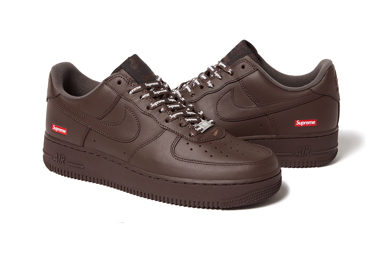 Supreme and Nike confirm launch of the Air Force 1 Low in 'Baroque