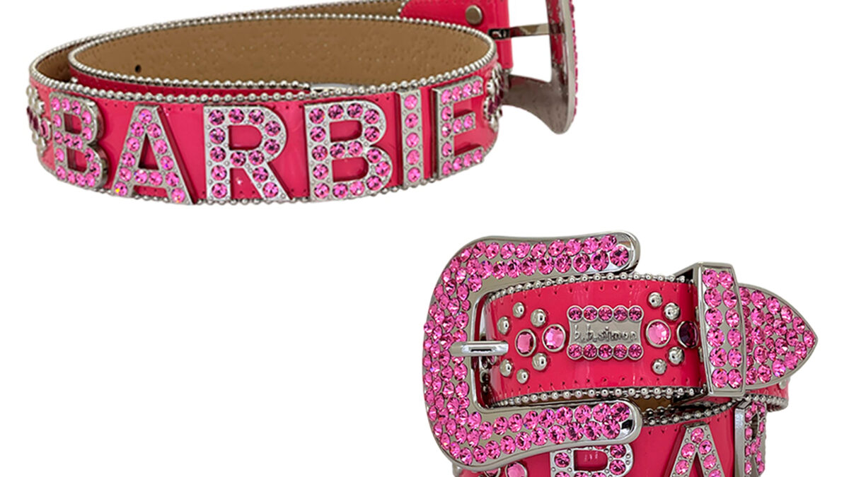 Barbie Pink Free Style Obi Statement Belt Barbie Shiny PU Belt Pink. : Amazon.in: Clothing & Accessories main image 4