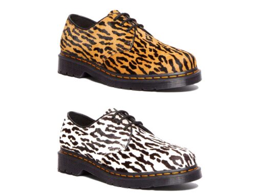 Wacko Maria recubre de animal print los clásicos 1461 de Dr. Martens