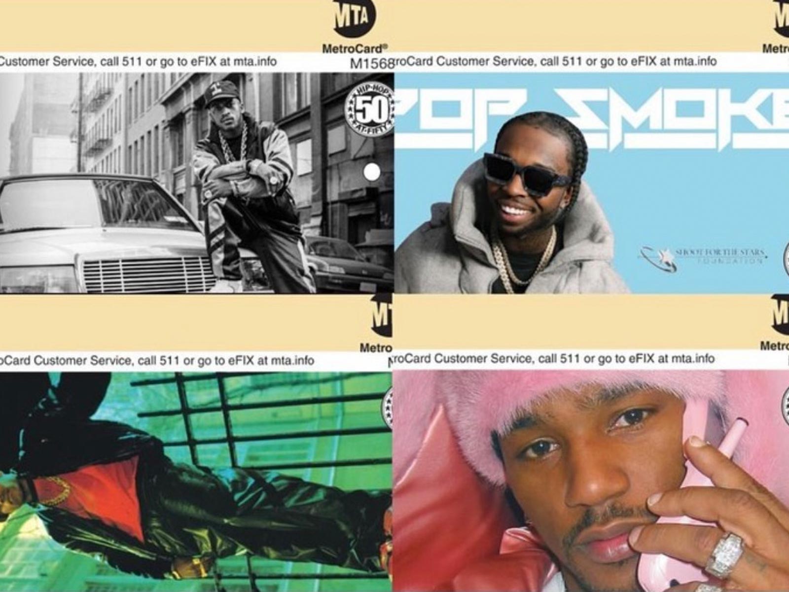 New York subway also celebrates hip-hop's 50th anniversary