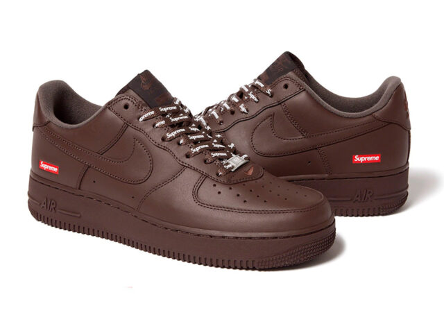 Supreme and Nike confirm launch of the Air Force 1 Low in ‘Baroque Brown’