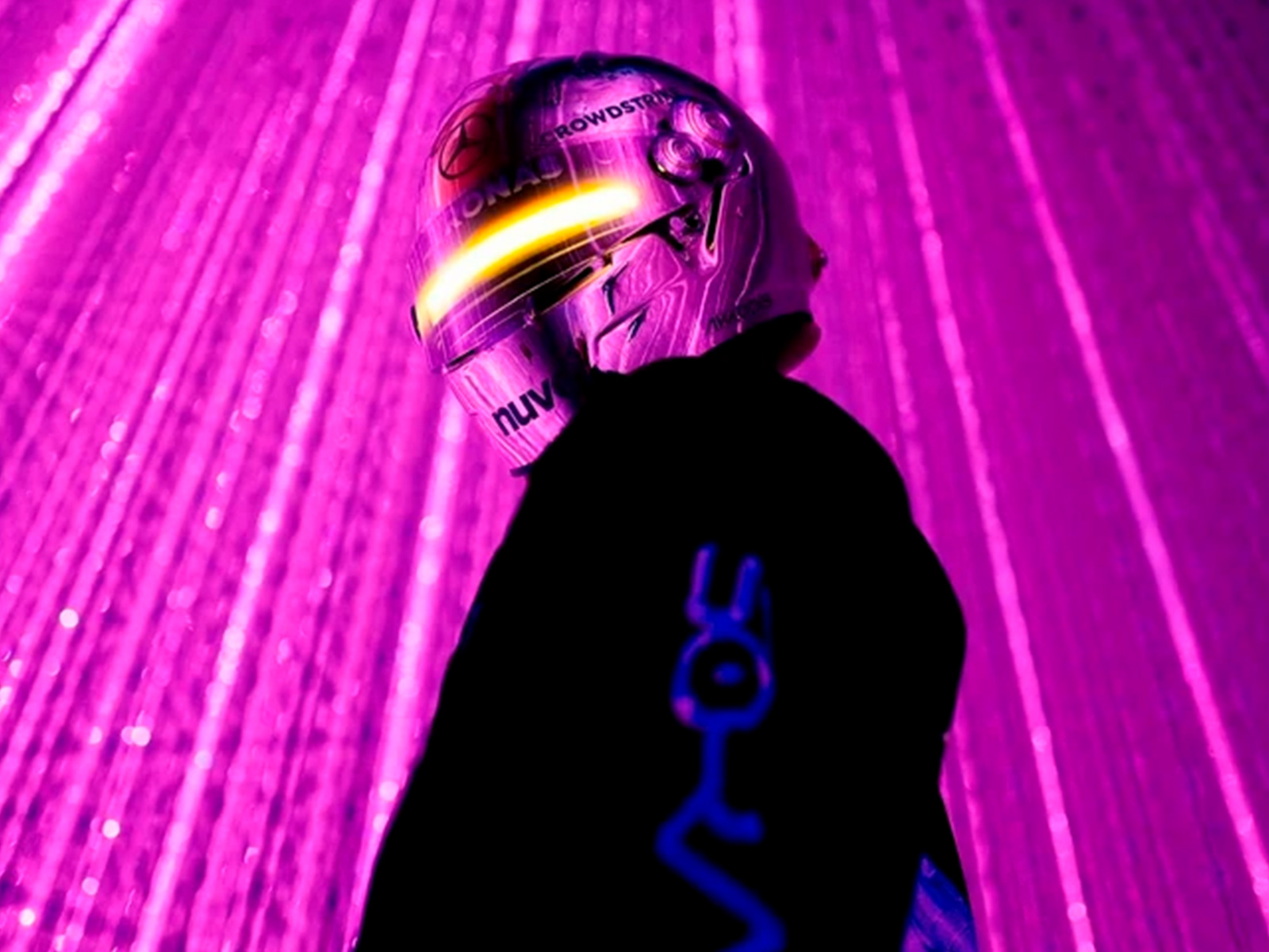 Lewis Hamilton and Hajime Sorayama team up to create a racing 