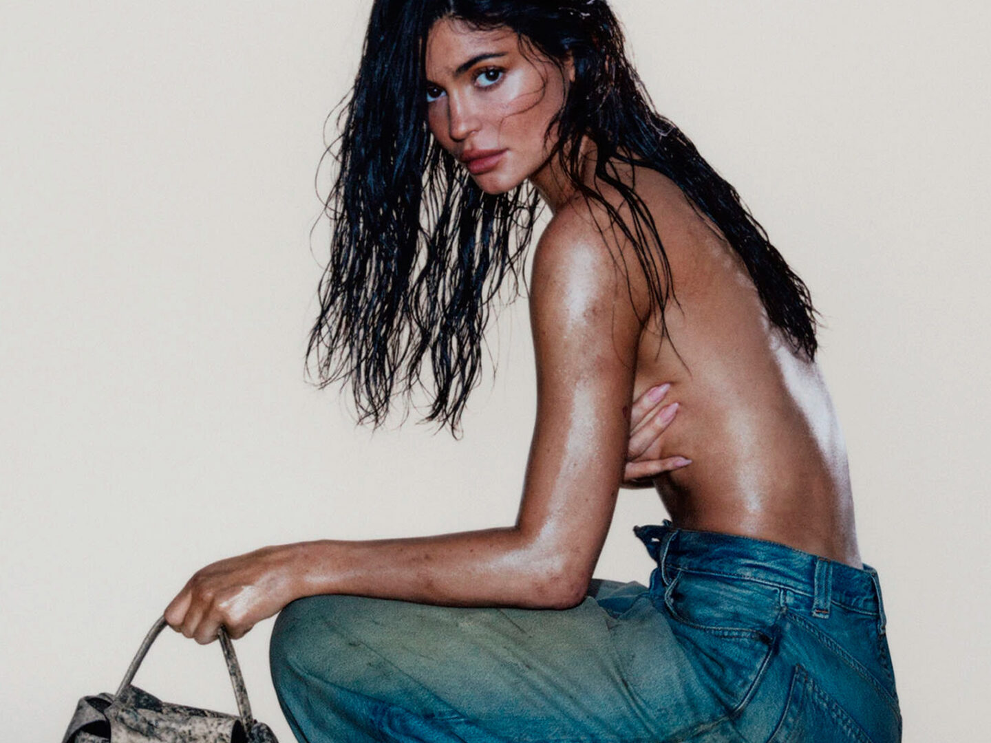 Kylie Jenner stars in Acne Studios FW23 denim campaign - HIGHXTAR.