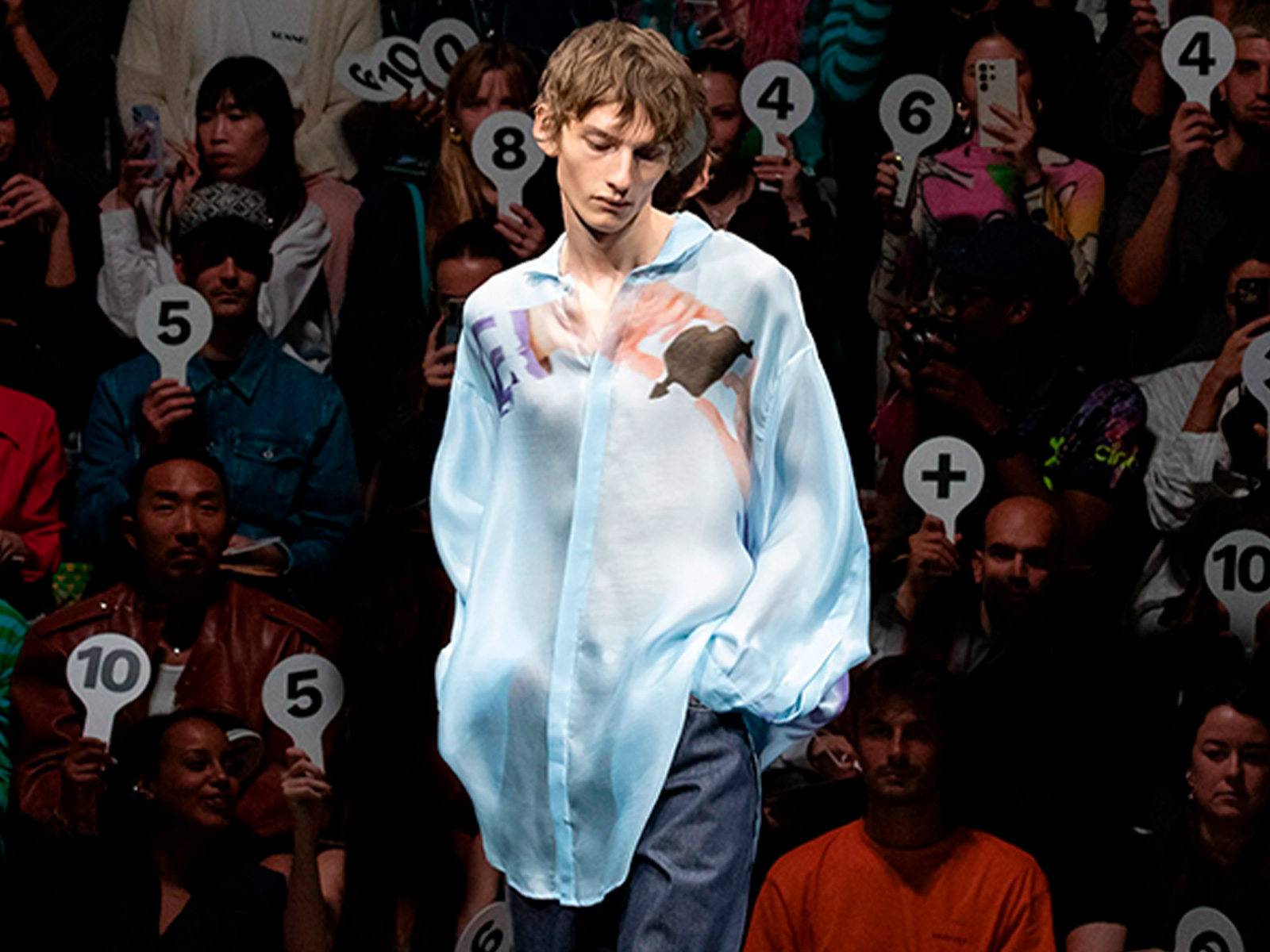 SUNNEI SS24 turned the audience into a fashion jury - HIGHXTAR.