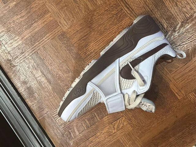 Travis Scott shows off his Nike Sharkidon collaboration on Instagram