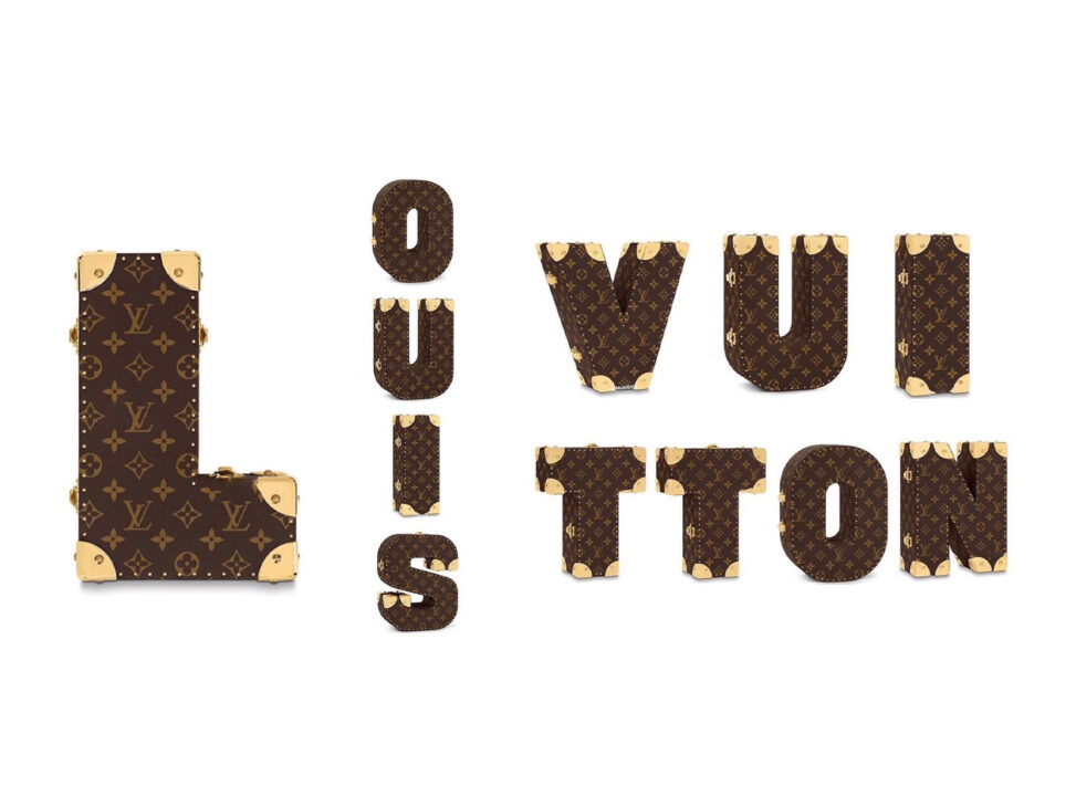 You can now form your name with Louis Vuitton trunks HIGHXTAR.