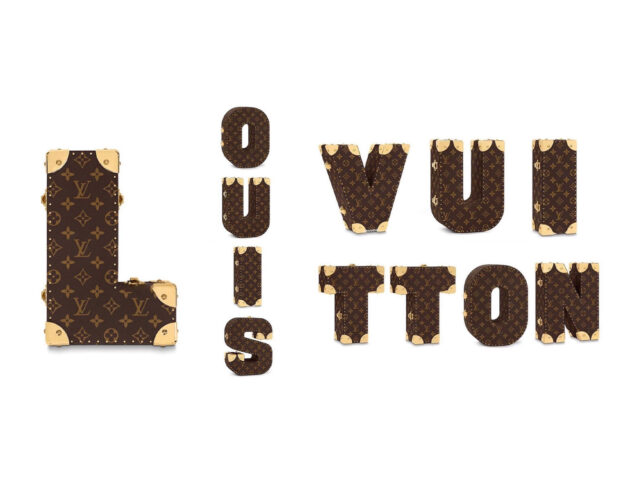 You can now form your name with Louis Vuitton trunks