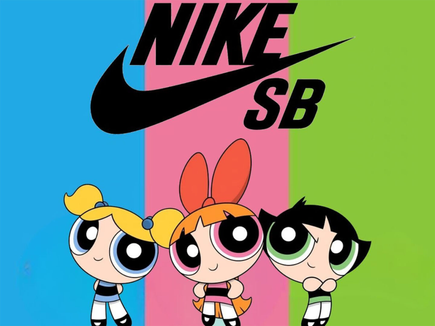 More images of the Nike SB Dunk Low x The Powerpuff Girls