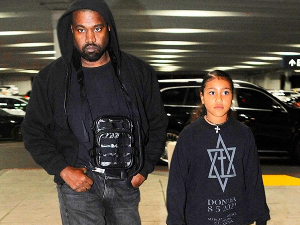 North West Dressed as Dad Kanye for Halloween 2023