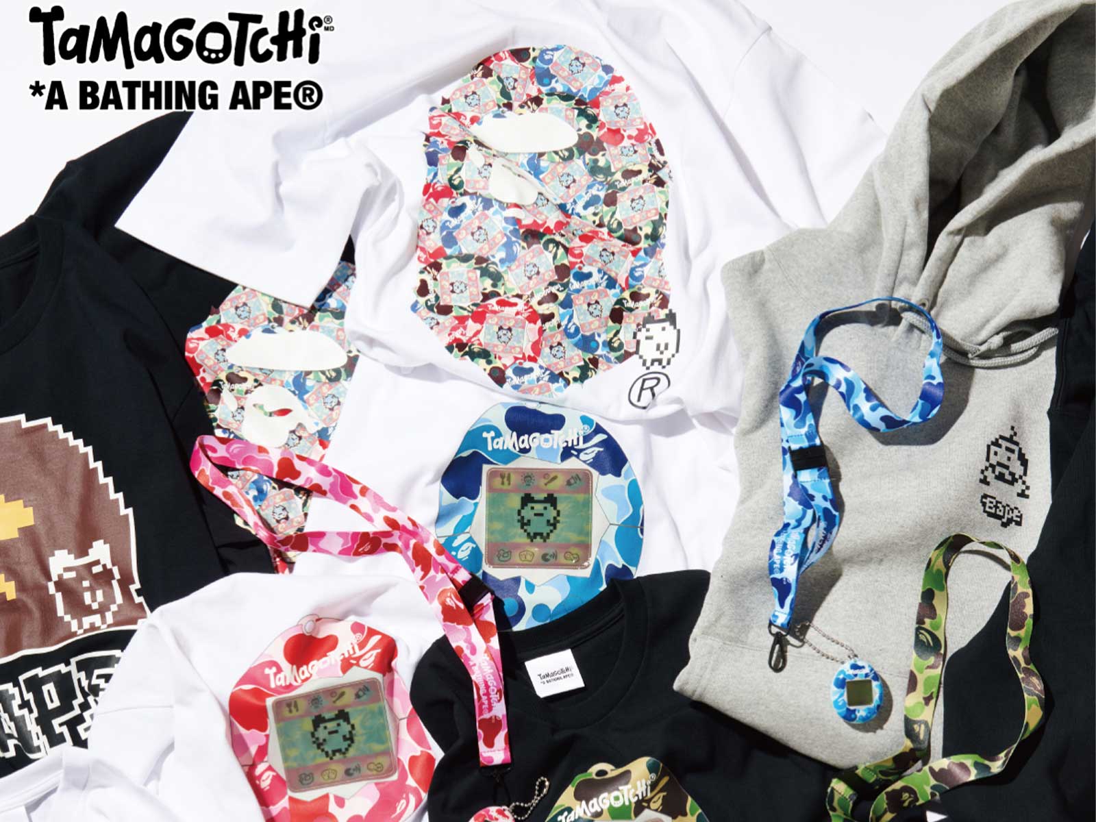 BAPE x Tamagotchi: a collection inspired by 2000s nostalgia