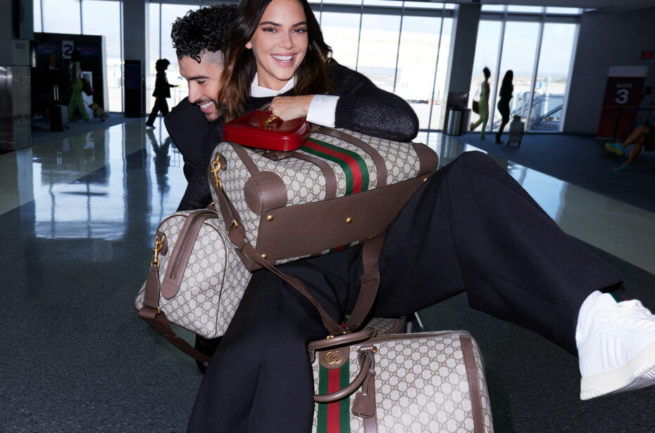 Kendall Jenner y Bad Bunny acaparan los focos de Gucci Valigeria