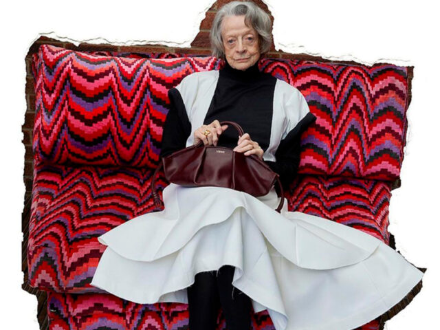 Maggie Smith stars in LOEWE’s enigmatic SS24 campaign