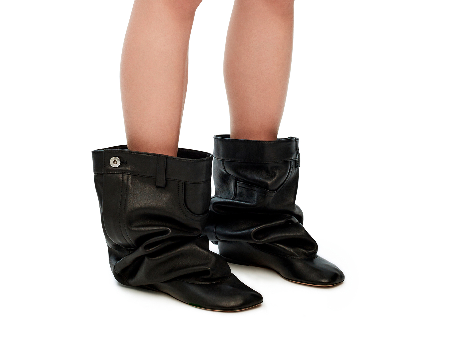 Black Rubber Boots for Stuffed Animals