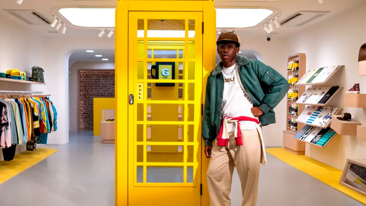 GOLF WANG イエロー フーディ Lサイズ TylertheCreator GOLF WANG イエロー フーディ Lサイズ TylertheCreator GOLF WANG