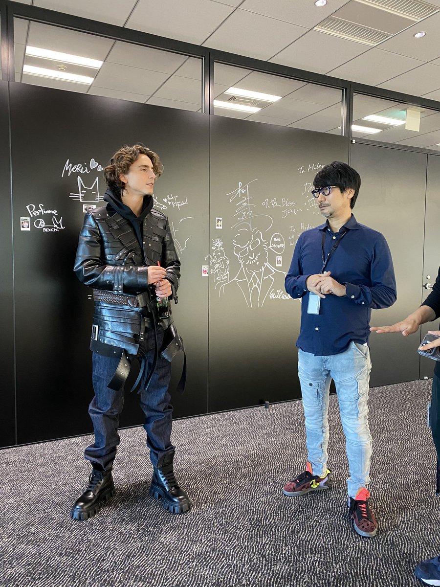 Possible collaboration? Timothée Chalamet has met with game designer Hideo  Kojima - HIGHXTAR.