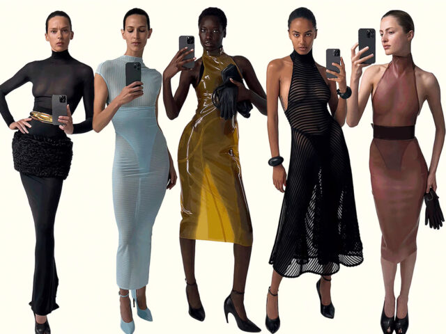 Alaïa captures the instant beauty of the selfie for WS24