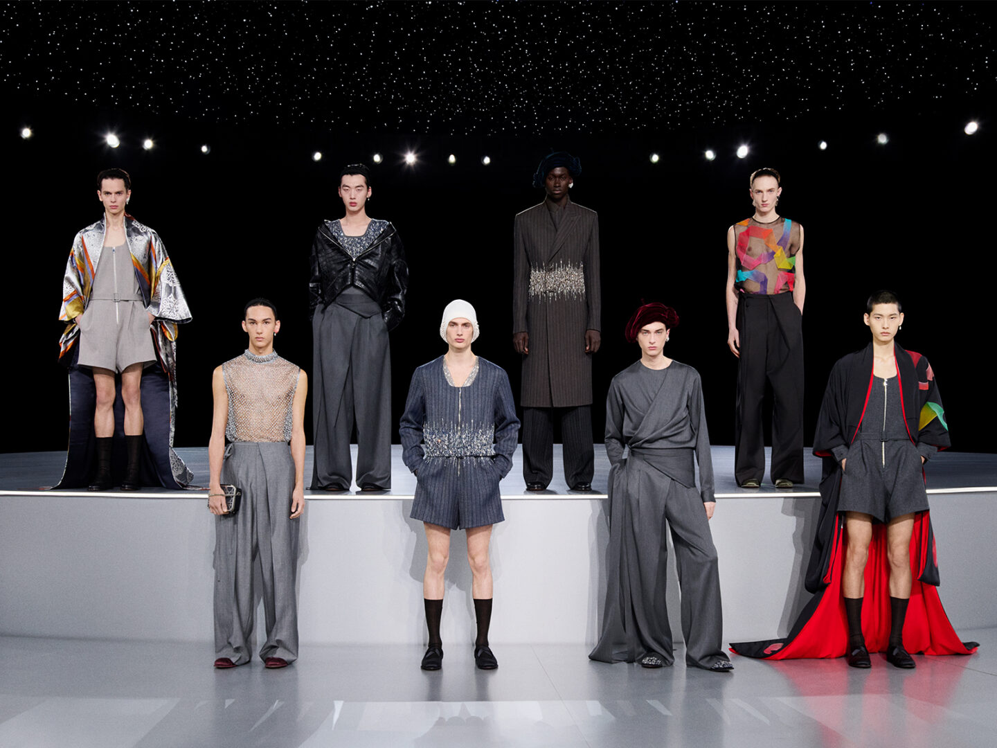 Kim Jones proposes an attractive play of dualities for Dior Winter 24-25