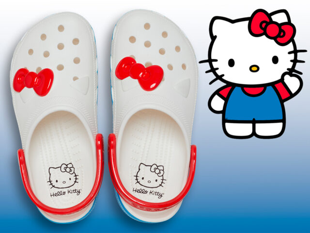 Hello Kitty takes over the Classic Clog by Crocs