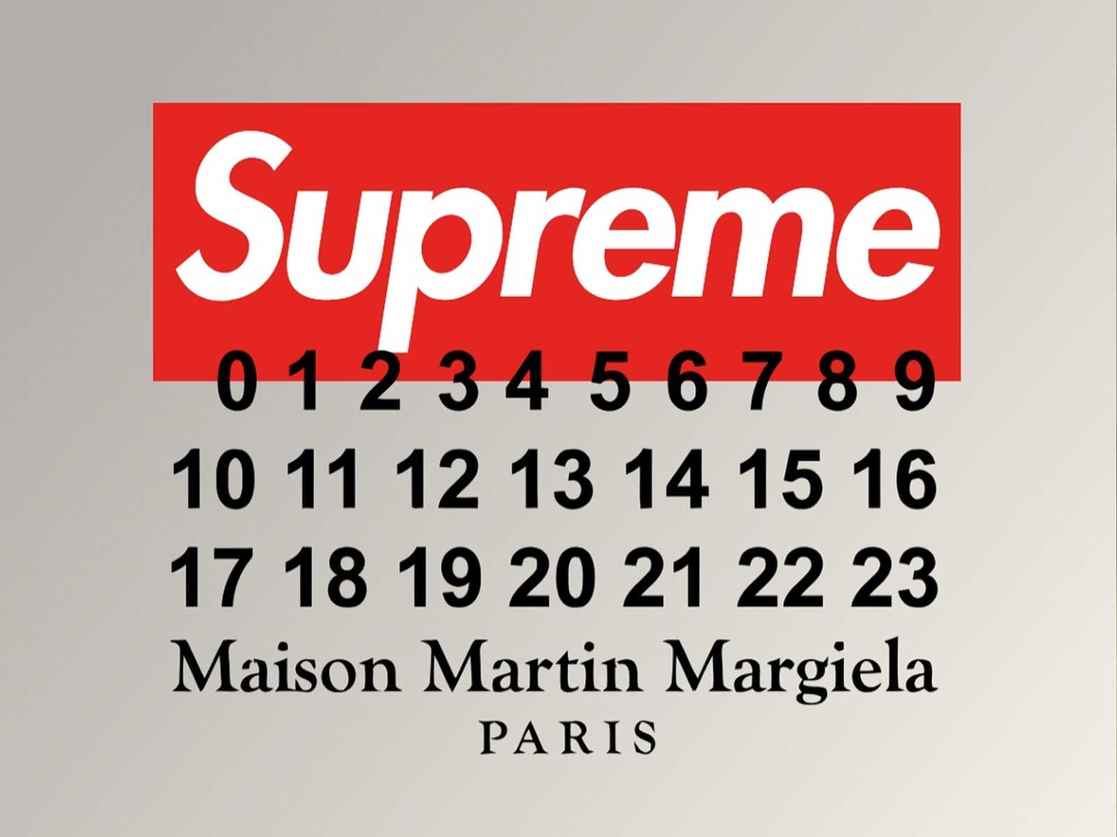The most awaited collaboration: Supreme x MM6 Maison