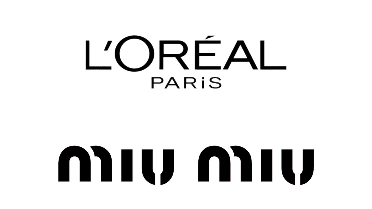 関税・送料込 MIU MIU BLACK AND WHITE L LOGO シュシュ Miu Miu