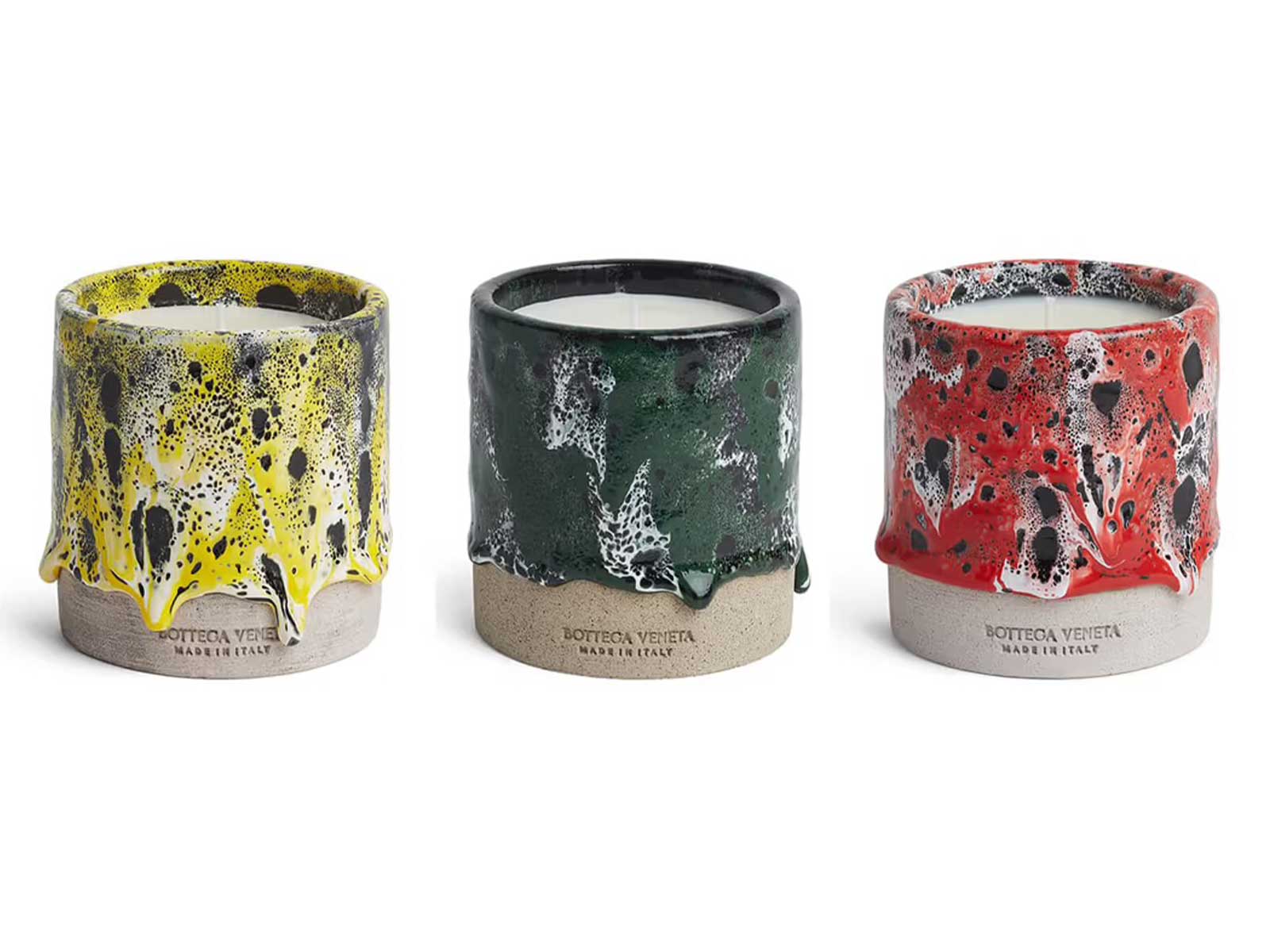 Bottega Veneta expands its 'Home' line with colourful candles