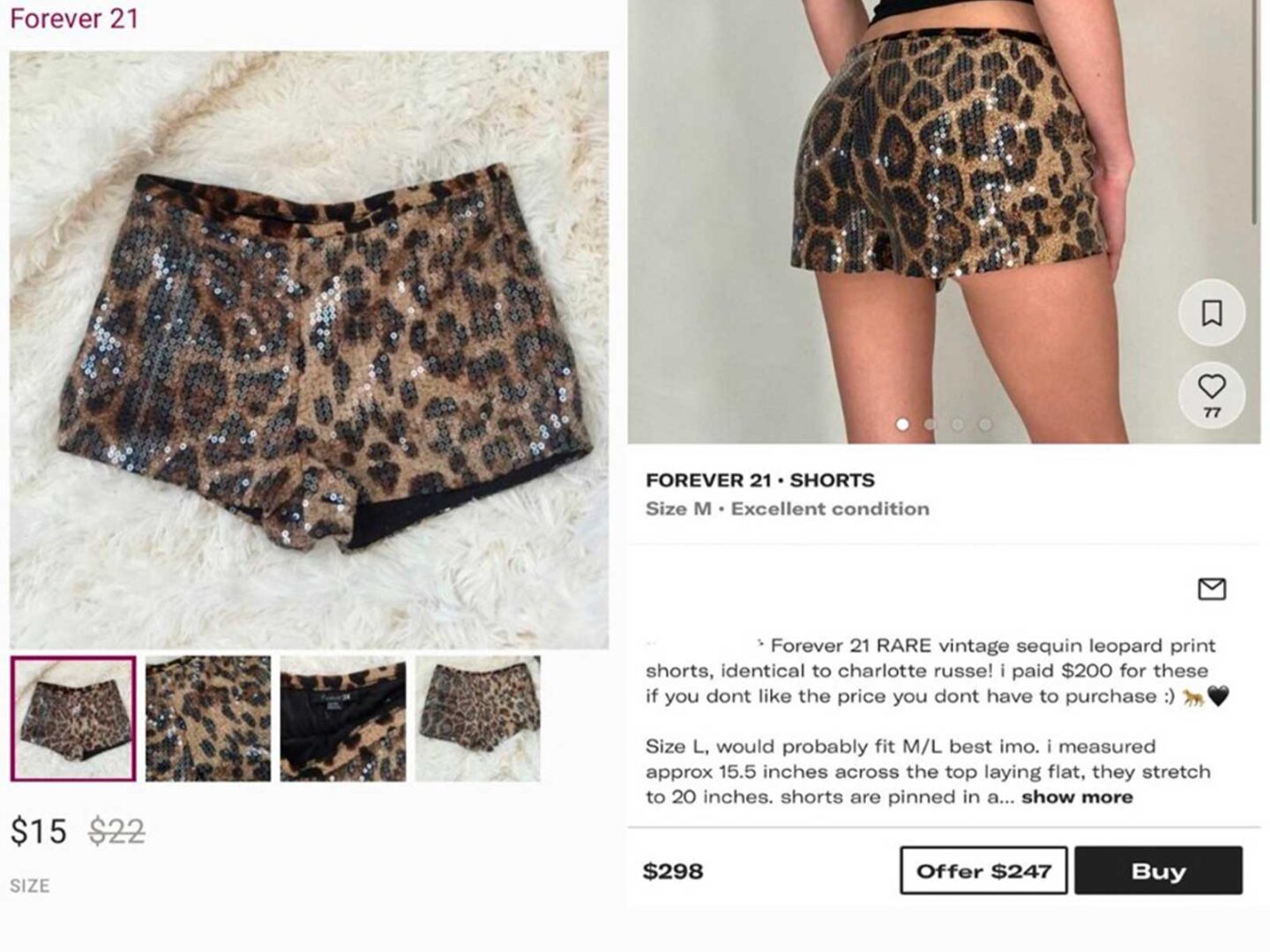 La Gen-Z vende pantalones ‘vintage’ de Forever 21 por 300 dólares