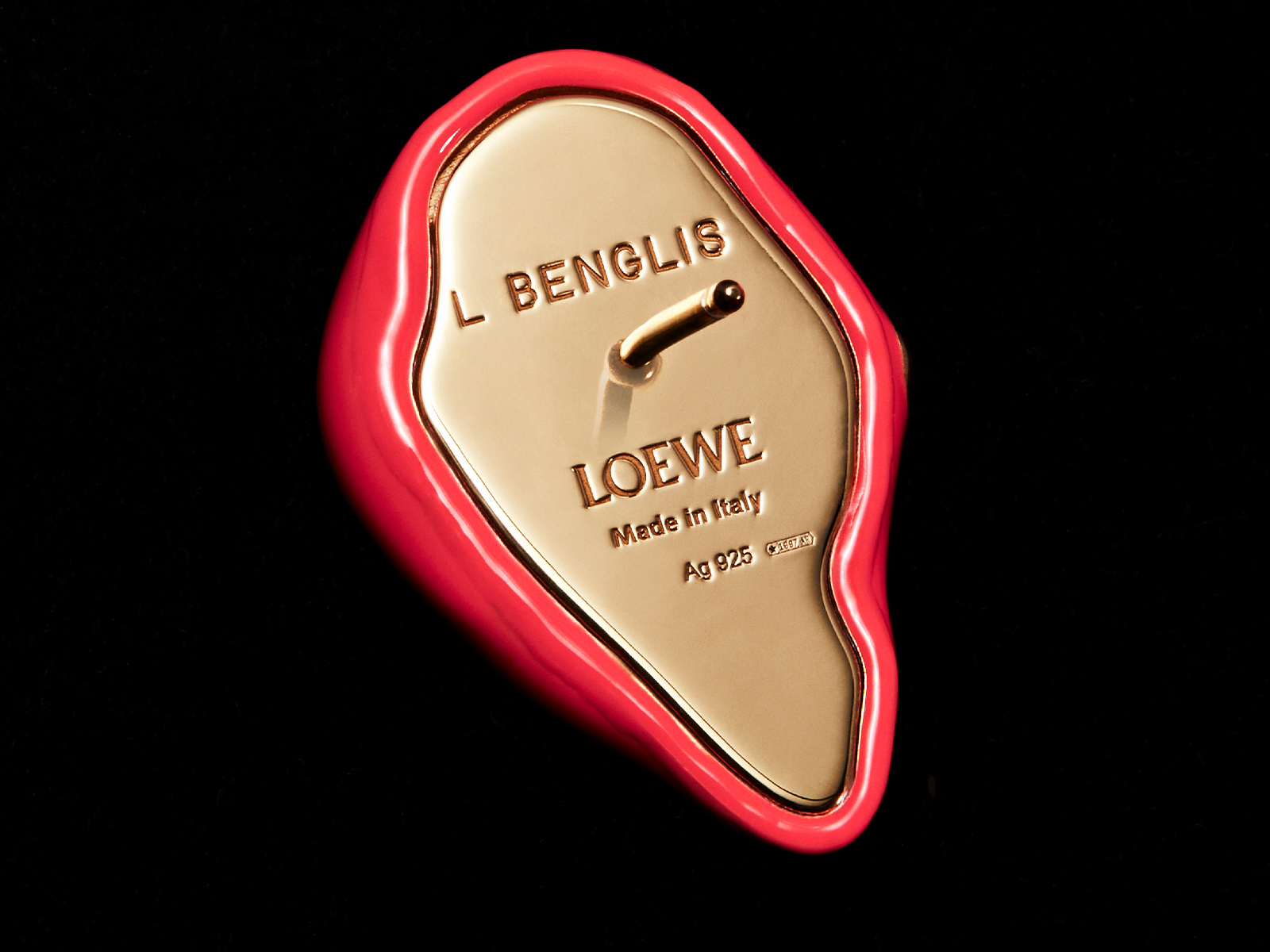 【直営店買付】LOEWE x Lynda Benglis フォームドリップ ピアス 直営店買付】LOEWE x Lynda Benglis フォームドリップ ピアス