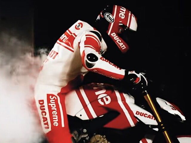 Supreme y Ducati avivan la llama del motorcore