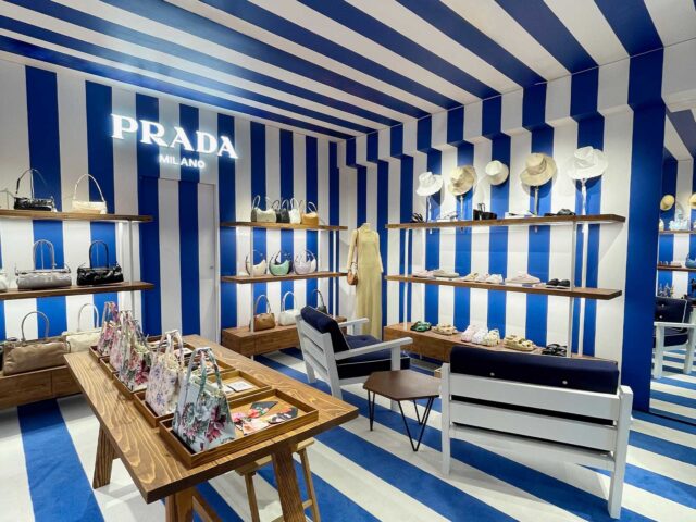 Prada opens a new pop-up in Es More, Formentera