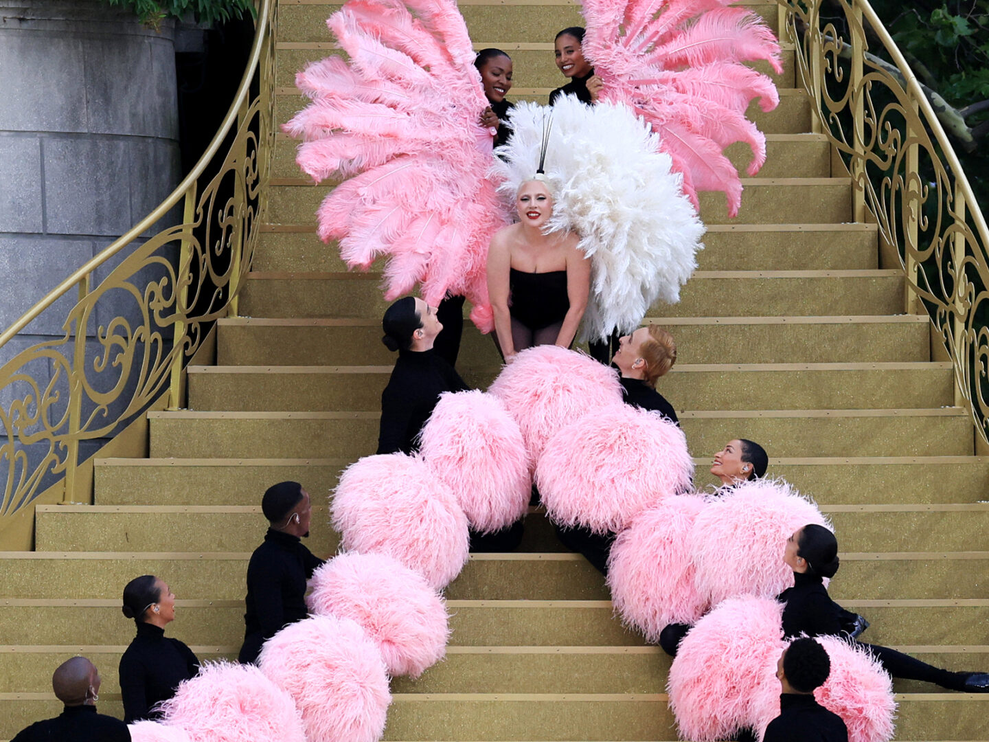 The haute couture dresses that Dior designed for the Opening Ceremony of the Olympic Games