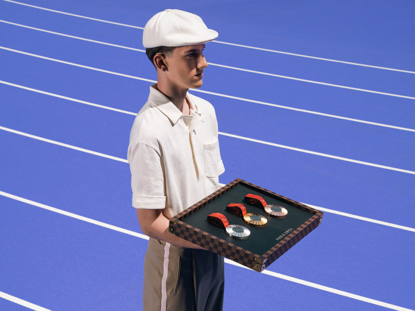 Louis Vuitton designs trays for Victory Ceremonies