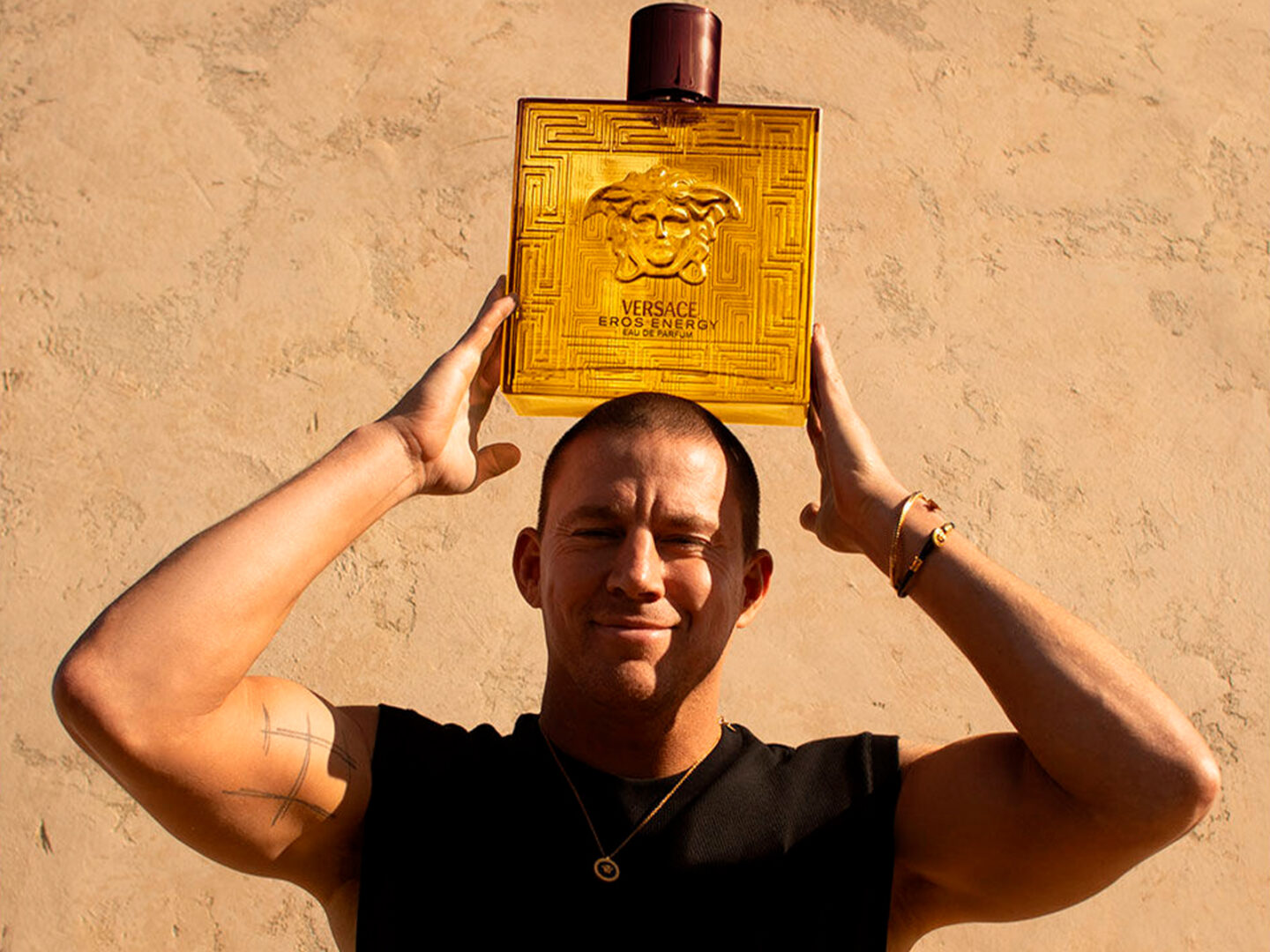 Channing Tatum is the new official face of Versace Eros