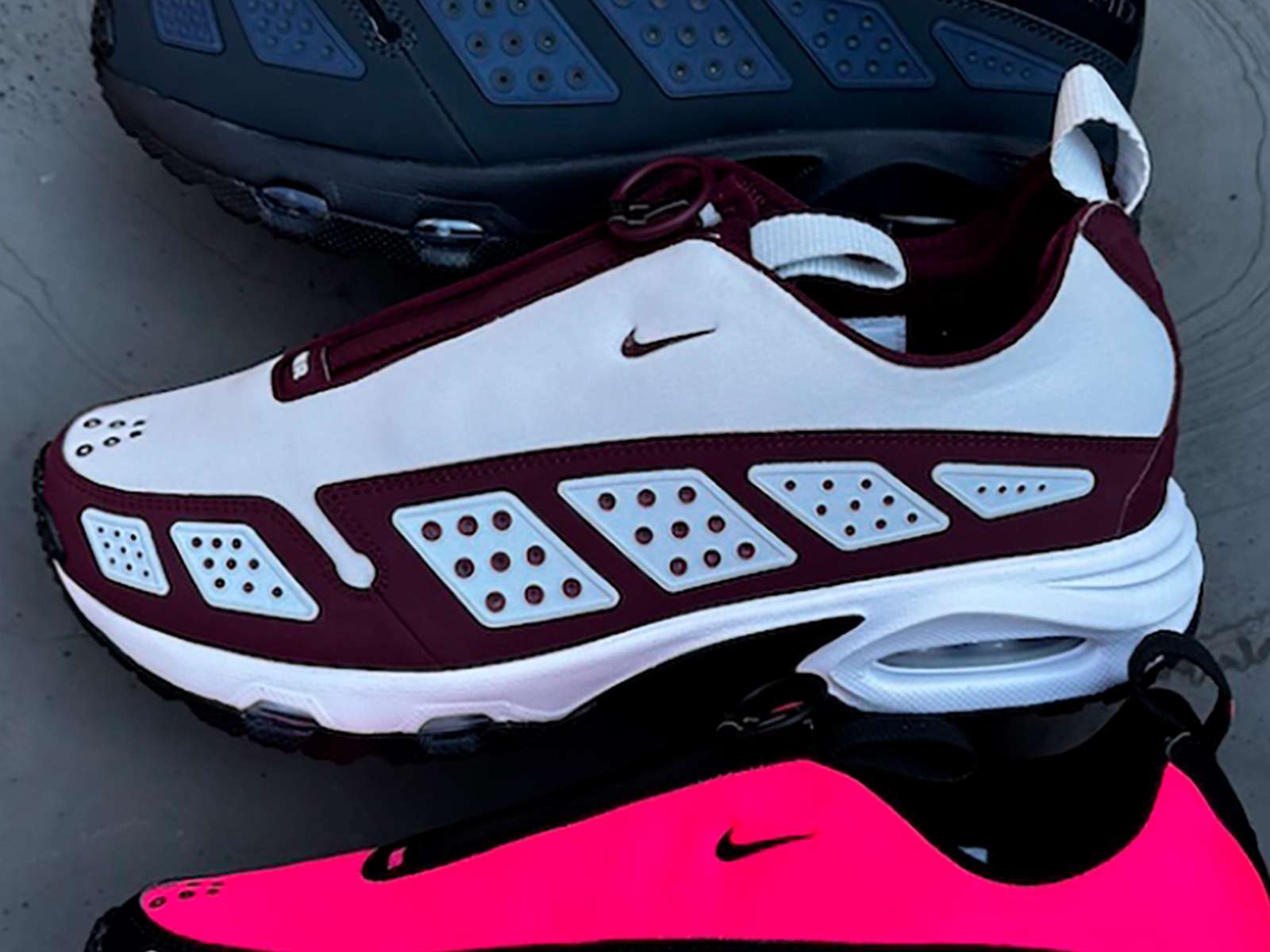 Burgundy air max best sale