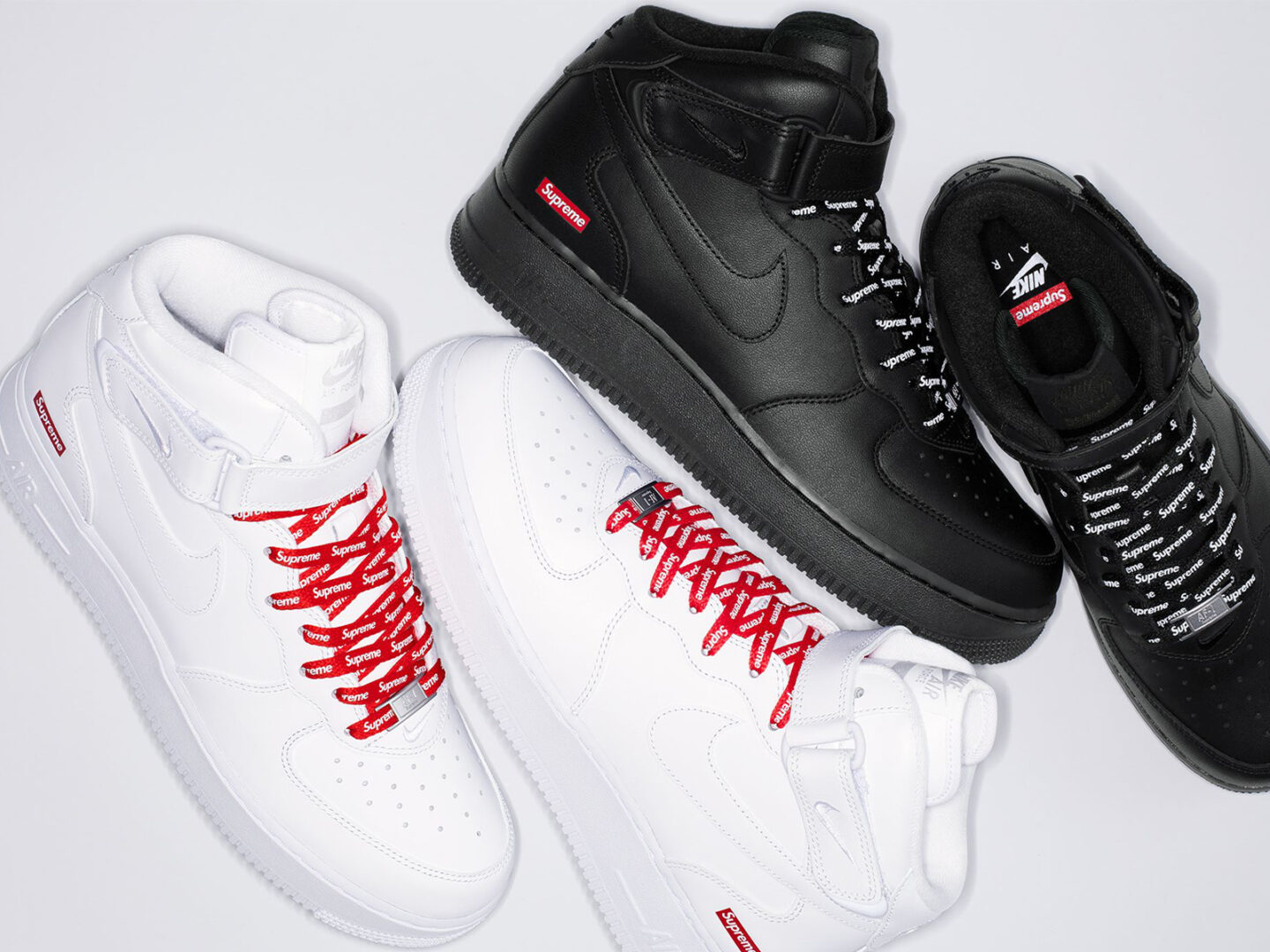 Vuelven las Supreme x Nike Air Force 1 Mid