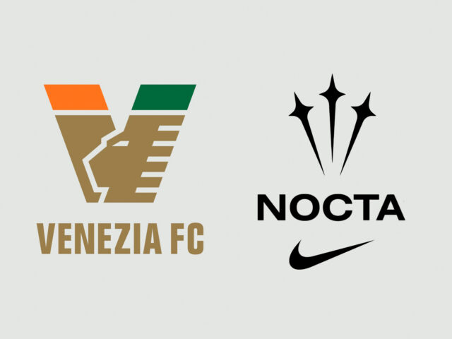 The Venezia FC kits are signed by NOCTA