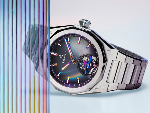 Felipe Pantone intervenes on the DEFY Skyline Tourbillon by Zenith