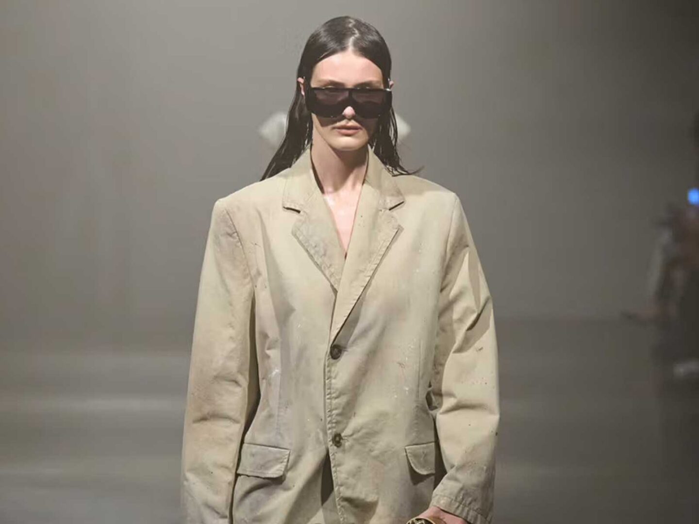 MM6 Maison Margiela SS25 redefines deconstruction under a dystopian halo