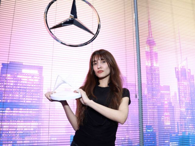 Alejandre wins the Mercedes-Benz Fashion Talent Award and will present her collection in Prague