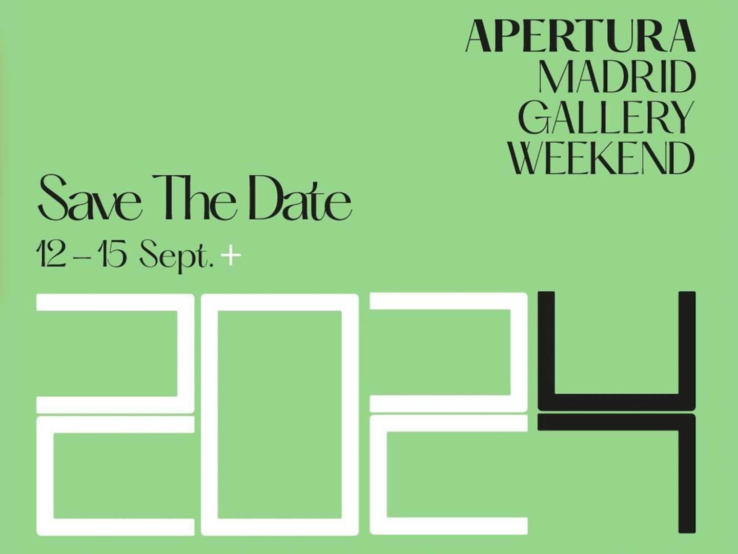 Apertura Madrid Gallery Weekend celebra su 15.º edición